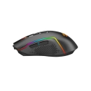 Miš REDRAGON Trident PRO M693-RGB, bežični, optički, 4000 DPI, crni