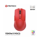 Miš FANTECH Venom II WGC2-RD, Gaming, optički, bežični, 4000 DPI, crveni
