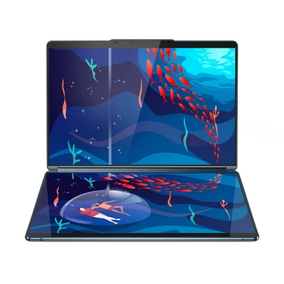 Laptop LENOVO Yoga Book 9 13IRU8, 82YQ003PRM, Core i7-1355U, 16GB, 1TB SSD, Radeon Graphics, 2x 13.3incha 2.8k OLED Touch, Windows 11H, plavi    - Lenovo
