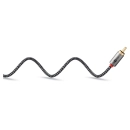 Kabel GOOBAY, 3.5mm (M) na 2x RCA (M), 1m, crni