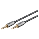 Kabel GOOBAY, 3.5mm (M) na 3.5mm (M), 1m, crni