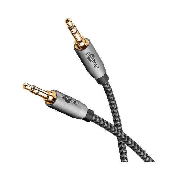 Kabel GOOBAY, 3.5mm (M) na 3.5mm (M), 1m, crni Kabel GOOBAY, 3.5mm (M) na 3.5mm (M), 1m, crni