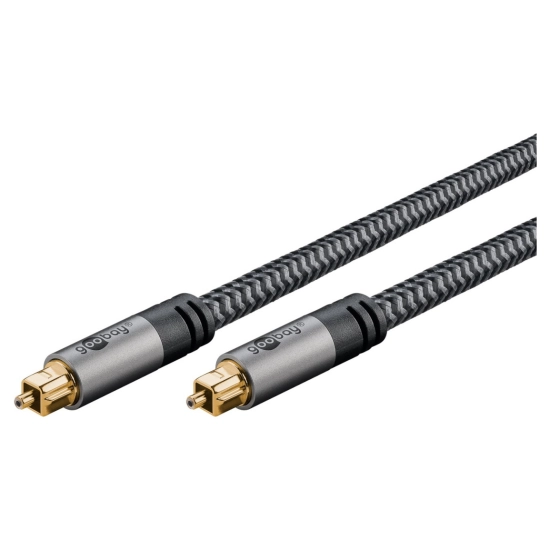 Kabel GOOBAY, optički, Toslink (M) na Toslink (M), 3m, crno srebrni Kabel GOOBAY, optički, Toslink (M) na Toslink (M), 3m, crno srebrni