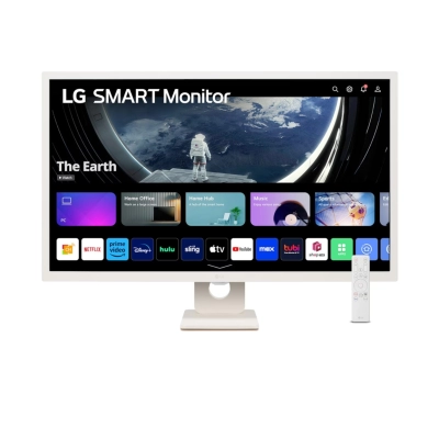 Monitor 32incha LG 32SR50F-W, 32SR50F-W.AEU, webOS, FHD, IPS, 60Hz, 250cd/m2, 1200:1, zvučnici, AirPlay 2, Screen Share, Bluetooth, daljinski upravljač, bijeli   - LG