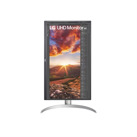 Monitor 27incha LG 27UP85NP, 4K, IPS, 60Hz, 5ms, 300cd/m2, 1200:1, USB-C Power Delivery, pivot, zvučnici, bijeli 