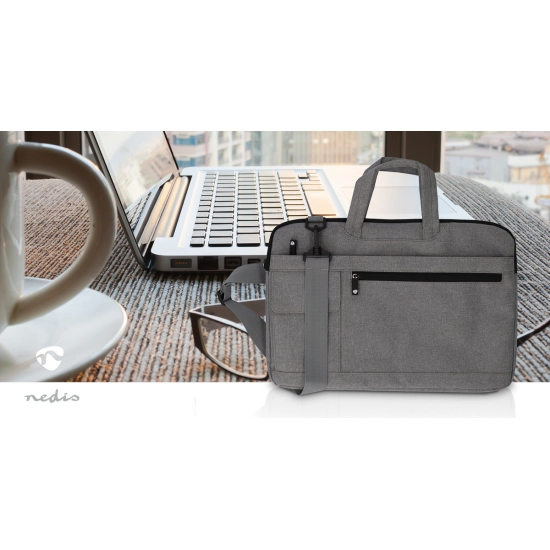Torba za laptop NEDIS, 15-16incha, siva, NBBG15150GY Torba za laptop NEDIS, 15-16incha, siva, NBBG15150GY