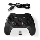 Gamepad NEDIS GGPDW110BK, bežični, USB, za PC, crni