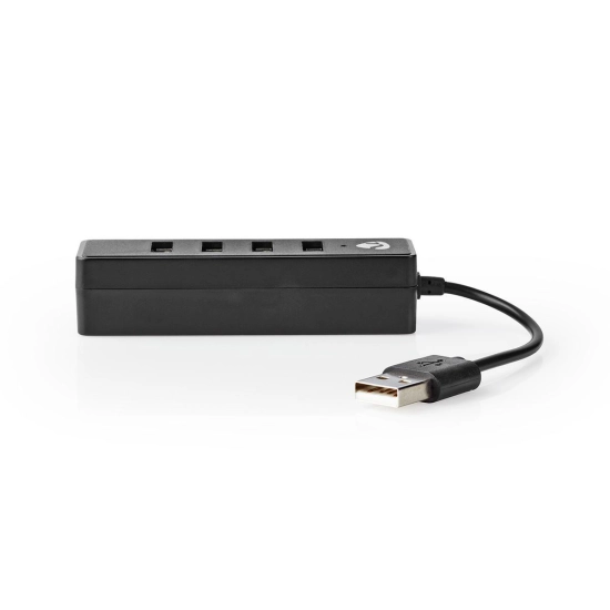 USB HUB NEDIS UHUBU2420BK, USB A na 4x USB A, crni USB HUB NEDIS UHUBU2420BK, USB A na 4x USB A, crni