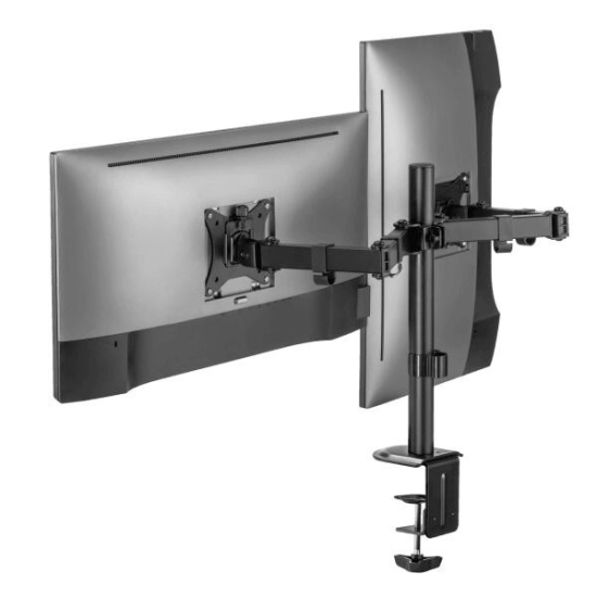Nosač za monitor SBOX LCD-352/2-2, za 2 monitor, 17-32incha, stolni Nosač za monitor SBOX LCD-352/2-2, za 2 monitor, 17-32incha, stolni