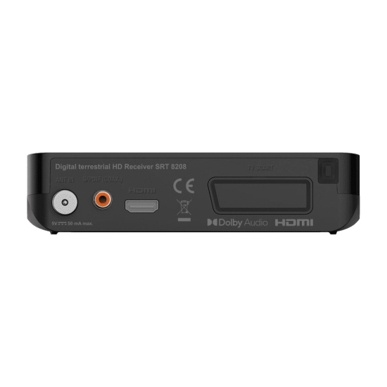TV tuner STRONG SRT 8208, DVB-T2 HEVC/H.265 TV tuner STRONG SRT 8208, DVB-T2 HEVC/H.265