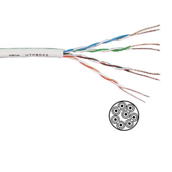 Kabel EMOS, CAT5e, UTP, licna, 1m (305m KOLUT) Kabel EMOS, CAT5e, UTP, licna, 1m (305m KOLUT)