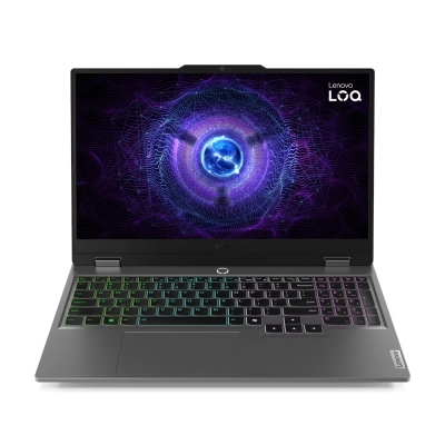 Laptop LENOVO LOQ 15IRX9, 83DV0053SC, Core i7-13650HX, 16GB, 1TB SSD, GeForce RTX 4060, 15.6incha FHD IPS 144Hz, NoOS, sivi    - Lenovo