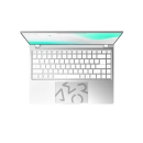 Laptop GIGABYTE AERO 14 OLED, BMF-72EEBB4SO, Core i7-13700H, 16GB, 1TB SSD, GeForce RTX 4050, 14incha QHD+ OLED, Windows 11H, srebrni 