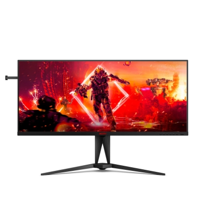 Monitor 40incha AOC AGON AG405UX, WQHD, IPS, 144Hz, 1ms, 350cd/m2, 1200:1, USB-C, zvučnici, 4x USB, crni   - MONITORI I OPREMA