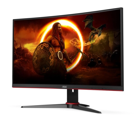 Monitor 24incha AOC C24G2AE, FHD, VA, 165Hz, 1ms, 250cd/m2, 3000:1, crni