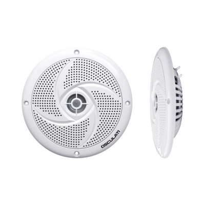 Zvučnik OSCULATI Dual cone ultra slim, 5.25incha, 2x 40W, bijeli   - Vanjski i vodootporni zvučnici