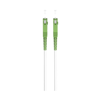 Kabel GOOBAY, optički FTTH, SC-APC (8°) (M) na SC-APC (8°) (M), 0.5m, bijeli   - GOOBAY optika
