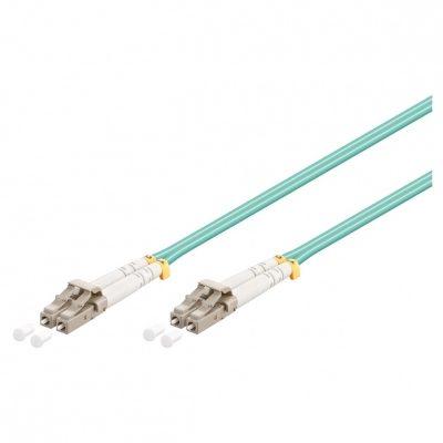 Kabel GOOBAY, optički, multimode OM4, LC-UPC (M) na LC-UPC (M), 0.5m, tirkizni   - Mrežni kabeli