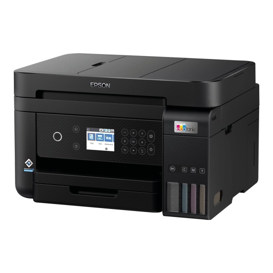 Multifunkcijski printer EPSON EcoTank L6270, C11CJ61403, 4800 x 1200 DPI, USB, LAN, Wi-Fi, crni