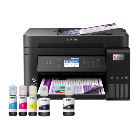 Multifunkcijski printer EPSON EcoTank L6270, C11CJ61403, 4800 x 1200 DPI, USB, LAN, Wi-Fi, crni