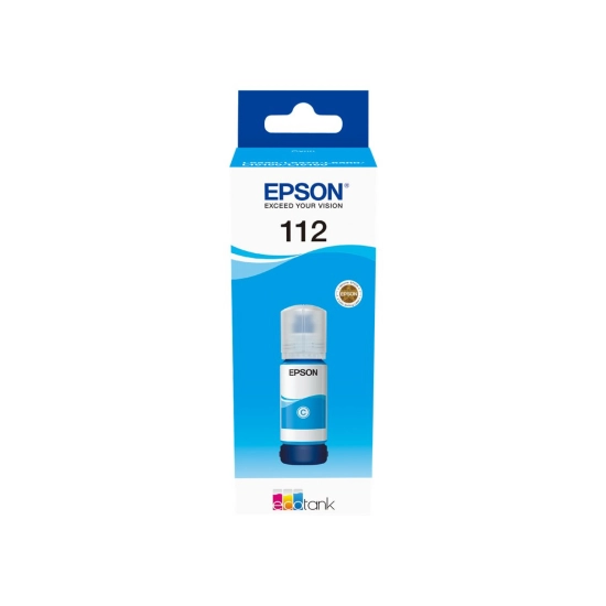 Tinta EPSON 112, cijan, za EcoTank L11160/L15150/L15160/L6460/L6490/L6550/L6570/L6580/EcoTank Pro L15180 Tinta EPSON 112, cijan, za EcoTank L11160/L15150/L15160/L6460/L6490/L6550/L6570/L6580/EcoTank Pro L15180