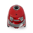 Usisavač NEDIS VCBG100RD, s vrećicom, 700 W, kapacitet za prašinu: 1,5 l, Kombinirana četka, Radni radijus 7m, HEPA filter, antracit crvena