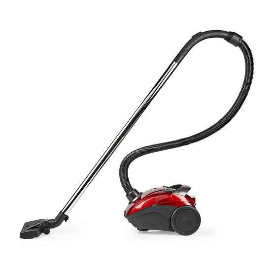 Usisavač NEDIS VCBG100RD, s vrećicom, 700 W, kapacitet za prašinu: 1,5 l, Kombinirana četka, Radni radijus 7m, HEPA filter, antracit crvena Usisavač NEDIS VCBG100RD, s vrećicom, 700 W, kapacitet za prašinu: 1,5 l, Kombinirana četka, Radni radijus 7m, HEPA filter, antracit crvena