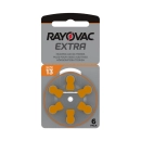 Baterija za slušni aparat, A13, 6 kom, Rayovac