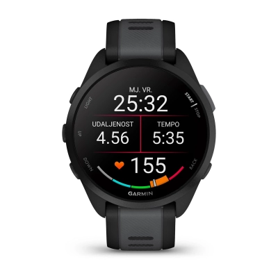 Pametni sat GARMIN Forerunner 165, crni, 010-02863-20   - Pametni sportski satovi