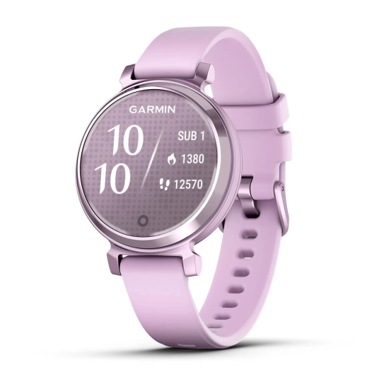 Pametni sportski sat GARMIN Lily 2 Metalic Lilac, silikonski remen, 010-02839-01 Pametni sportski sat GARMIN Lily 2 Metalic Lilac, silikonski remen, 010-02839-01