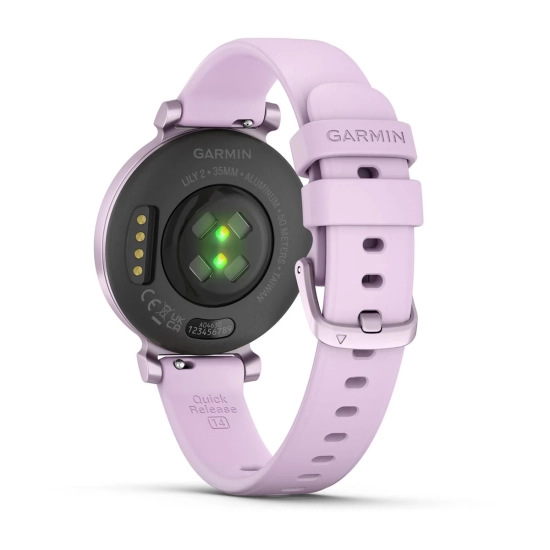 Pametni sportski sat GARMIN Lily 2 Metalic Lilac, silikonski remen, 010-02839-01 Pametni sportski sat GARMIN Lily 2 Metalic Lilac, silikonski remen, 010-02839-01