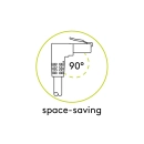 Kabel GOOBAY 94179, Patch, CAT 5e F/UTP, 1x kutni, bijeli, 2m
