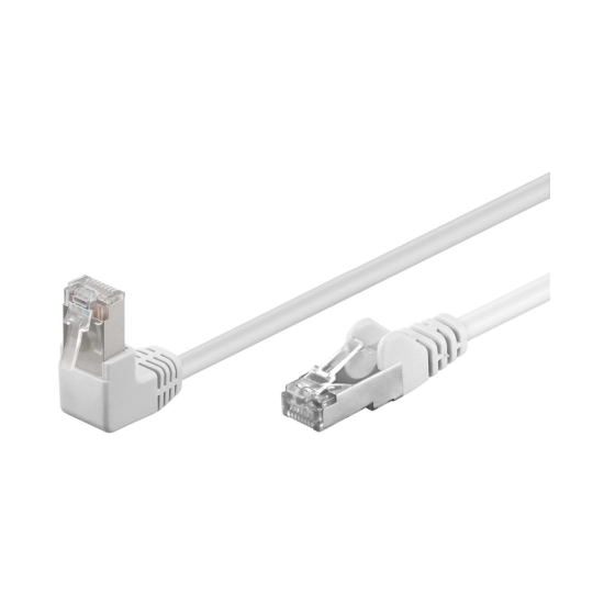 Kabel GOOBAY 94179, Patch, CAT 5e F/UTP, 1x kutni, bijeli, 2m Kabel GOOBAY 94179, Patch, CAT 5e F/UTP, 1x kutni, bijeli, 2m