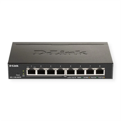 Switch D-LINK DGS-1100-08V2/E, 10/100/1000 Mbps, 8-port   - Switchevi