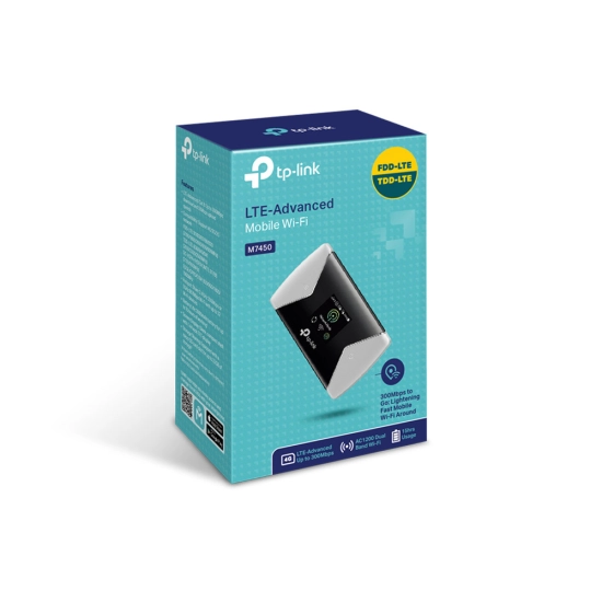 Router TP-Link M7450, 4G LTE, SIM slot, microSD