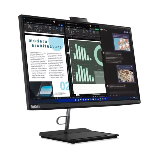 Računalo AiO LENOVO ThinkCentre neo 30a 24 Gen 4, 12K0002UCR, Intel i7-13620H, 16GB, 1TB SSD, Intel Graphics, 23.8 FHD IPS, žična tipkovnica + miš, Windows 11P, crno