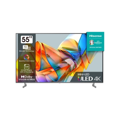 Televizor LED 55incha HISENSE 55U6KQ, ULED/Mini LED, Smart, 4K UHD, DVB-T2/T/C/S2/S, HDMI, Wi-Fi, USB, energetski razred F   - Televizori