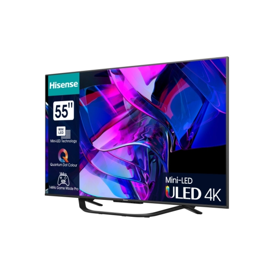 Televizor LED 55incha HISENSE 55U7KQ, ULED/Mini LED, Smart, 4K UHD, DVB-T2/T/C/S2/S, HDMI, Wi-Fi, USB, Game mode 144Hz, energetski razred F