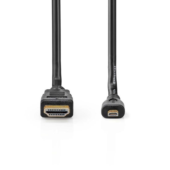 Kabel NEDIS CVGL34700BK15, HDMI (M) na micro HDMI (M), crni, 1.5m, 4K@30Hz, ethernet Kabel NEDIS CVGL34700BK15, HDMI (M) na micro HDMI (M), crni, 1.5m, 4K@30Hz, ethernet
