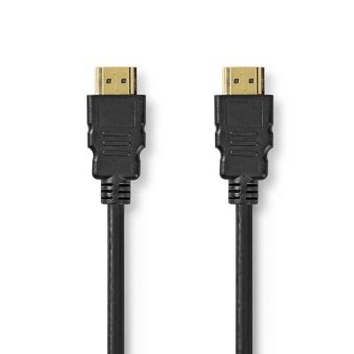 Kabel NEDIS CVGP35000BK20, HDMI (M) na HDMI (M), crni, 2m, 8K@60Hz, eARC, pozlaćeni   - Video kabeli