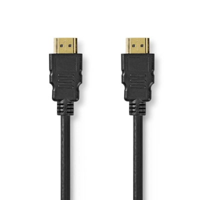 Kabel NEDIS CVGP35000BK20, HDMI (M) na HDMI (M), crni, 2m, 8K@60Hz, eARC, pozlaćeni   - Listopad u Chipoteci