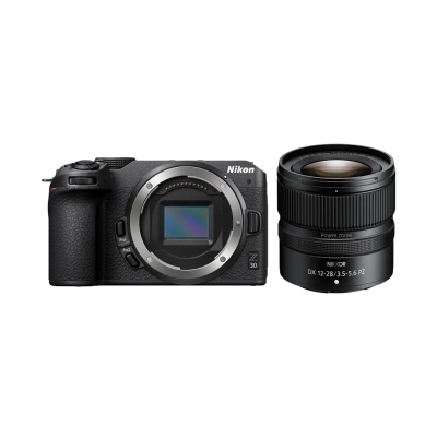 Fotoaparat NIKON Z30 + 12-28VR, DX-Format CMOS Sensor, 20.9MP, 4K UHD   - Fotoaparati