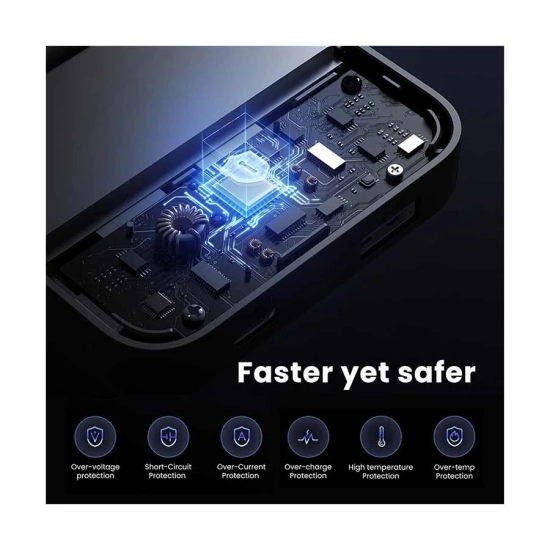Prijenosno napajanje powerbank UGREEN, 10.000 mAh, USB C, sivi