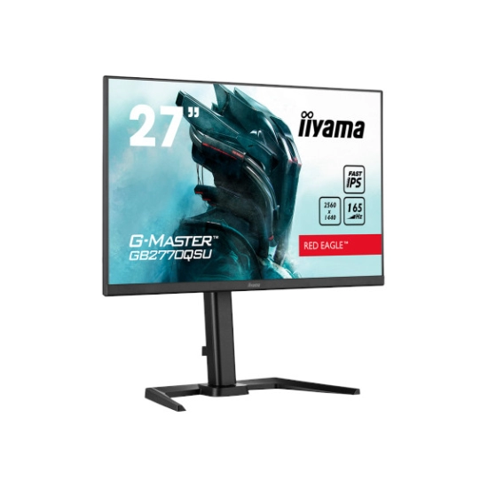 Monitor 27incha IIYAMA G-Master GB2770QSU-B5, QHD, IPS, 165Hz, 0.5ms, 400cd/m2, 1000:1, 2x USB, zvučnici, crni