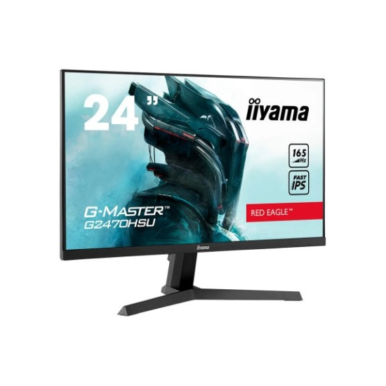 Monitor 24incha IIYAMA G2470HSU-B1, FHD, IPS, 165Hz, 0.8ms, 250cd/m2, 1100:1, 2x USB, crni