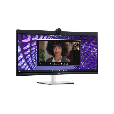 Monitor 34incha DELL P3424WE, WQHD, IPS, 60Hz, 5ms, 300cd/m2, 1000:1, USB-C, 4x USB, RJ45, crni   - MONITORI I OPREMA