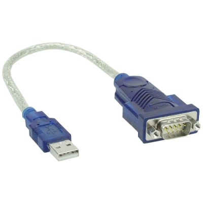Kabel INLINE, USB na serijski port DB9M, 20cm   - Podatkovni kabeli