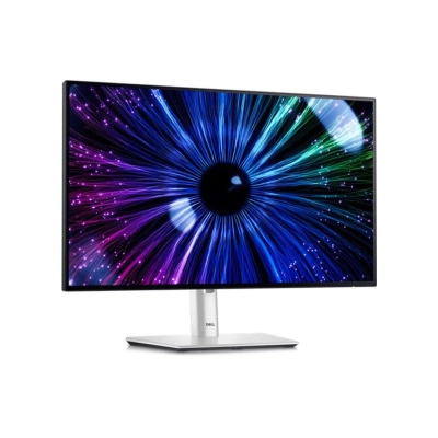 Monitor 24incha DELL U2424HE, FHD, IPS, 120Hz, 5ms, 250cd/m2, USB C, 4x USB A, pivot, srebrni   - Monitori