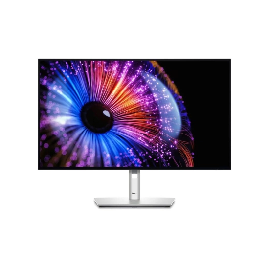 Monitor 27incha DELL U2724DE, QHD, IPS, 120Hz, 5ms, 350cd/m2, USB-C, 4x USB, RJ45, srebrni