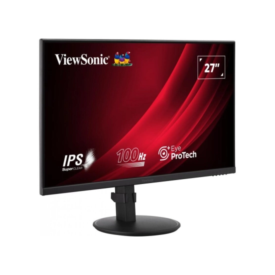 Monitor 27incha VIEWSONIC VG2708A, FHD, IPS, 100Hz, 5ms, 250cd/m2, 1300:1, 2x USB A, crni